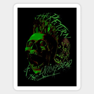 The Return Of The Living Dead, Retro Horror, (Version 1) Sticker